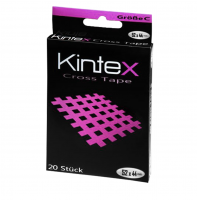 spirál tape, rácstape, crosstape, Kintex rácstape, bézs színű cross tapasz, rács tapasz