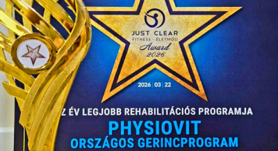 KÖZLEMÉNY - PhysioVité lett az év legjobb rehabilitációs programja díj